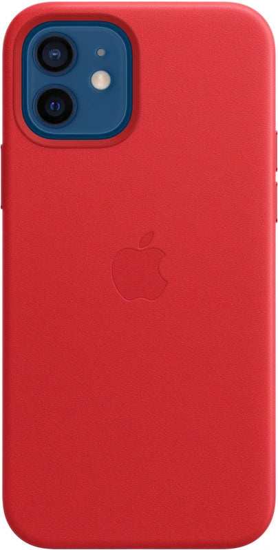 Apple iPhone 12/12 pro Europese leren case kleur - rood