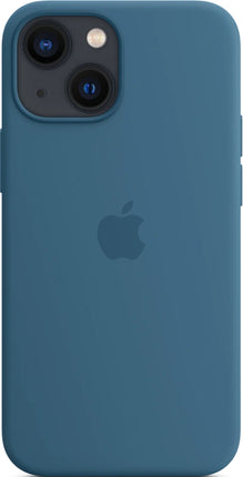 Apple iPhone 13 mini Siliconen hoesje met MagSafe – ijsblauw