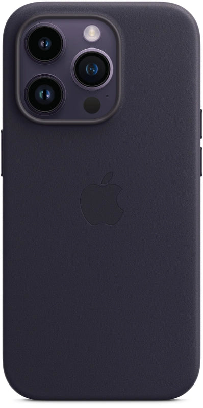 Apple iPhone 14 pro leren hoesje met MagSafe - inkt blauw