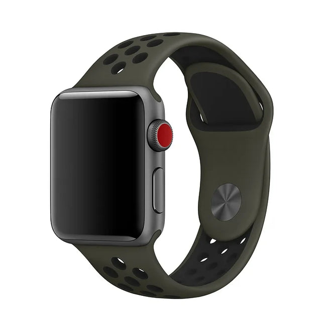 Apple Watch Nike Sport Band 41 mm – Olive Gray/Cargo Khaki