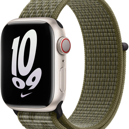 Apple Watch Nike Sport Loop 41 mm – Sequoia/Pure Platinum