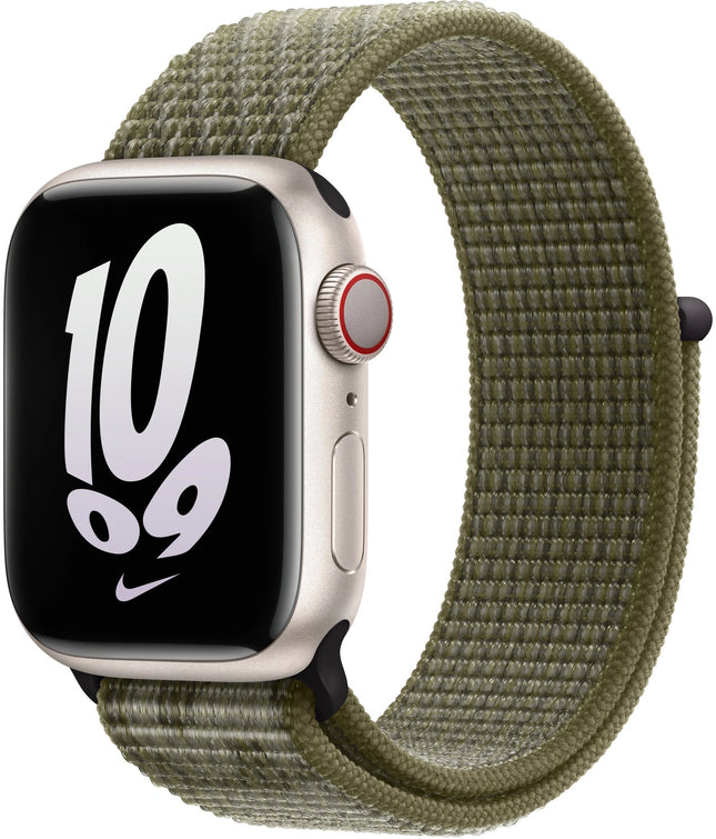 Apple Watch Nike Sport Loop 41 mm – Sequoia/Pure Platinum