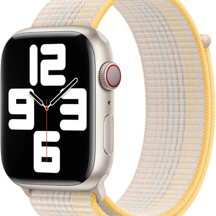 Apple Watch Sport band 45 mm -beige / geel