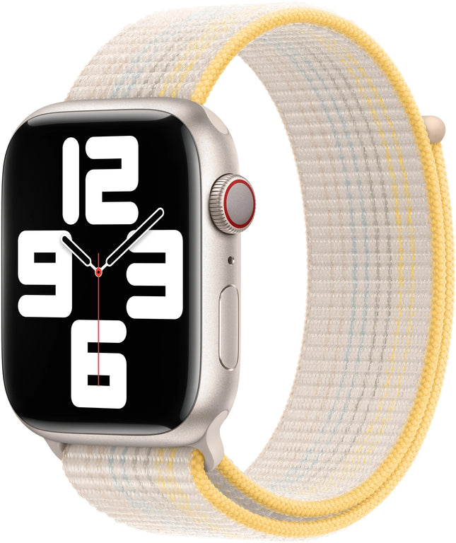 Apple Watch Sport band 45 mm -beige / geel